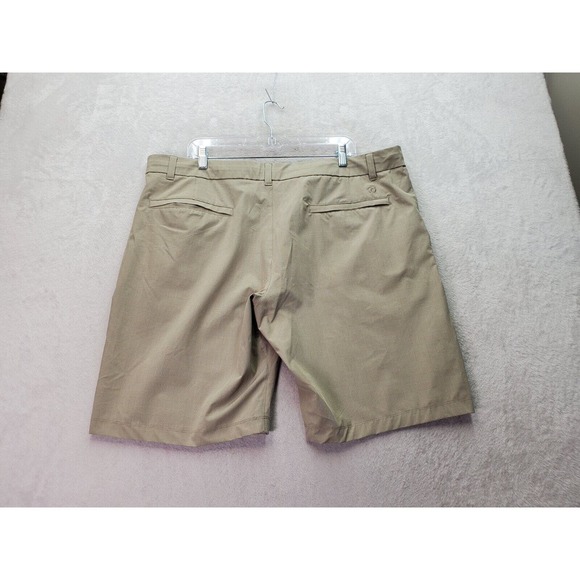 Lot Of 2 Hang Ten Board Shorts Men 40 Tan Dark Gray Polyester Pockets Drawstring - Picture 16 of 16